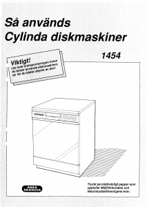 Bruksanvisning Cylinda 1454 Diskmaskin
