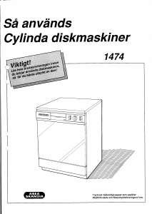 Bruksanvisning Cylinda 1474 Diskmaskin