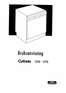 Bruksanvisning Cylinda 1755 Diskmaskin