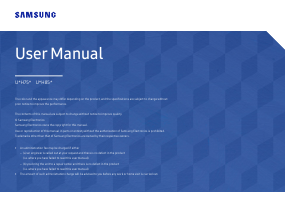 Manual Samsung U28H750UQU LED Monitor
