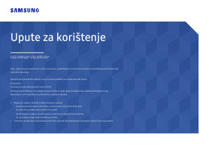 Priručnik Samsung U32J590UQU LED zaslon