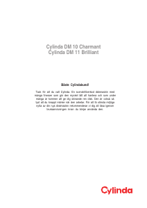 Bruksanvisning Cylinda CM 10 Charmant Diskmaskin
