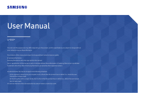 Handleiding Samsung U32R592CWU LED monitor