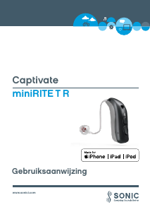 Handleiding Sonic CV40 MNR T Captivate 40 Hoortoestel