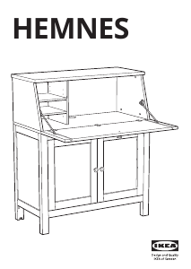 Brugsanvisning IKEA HEMNES (89x108) Skrivebord