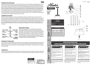 Manual Hunter 19025 Cranbrook Lamp