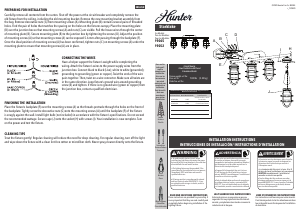 Manual Hunter 19045 Starklake Lamp