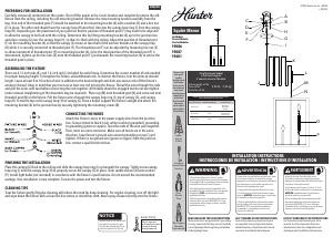 Mode d’emploi Hunter 19087 Squire Manor Lampe