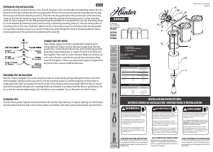 Manual Hunter 19129 Astwood Lamp