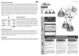 Manual Hunter 19258 Cypress Grove Lamp