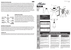 Manual de uso Hunter 19300 Van Nuys Lámpara