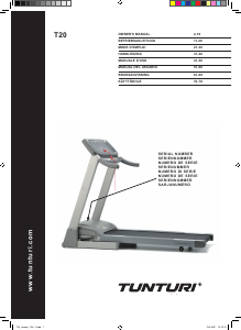 Manual Tunturi T20 Treadmill