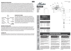 Manual Hunter 19775 Lochemeade Lamp