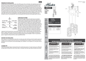 Manual Hunter 19995 Gablecrest Lamp