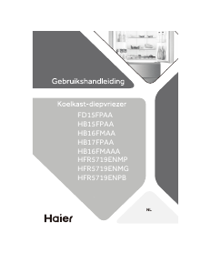 Εγχειρίδιο Haier HFR5719ENPB Ψυγειοκαταψύκτης