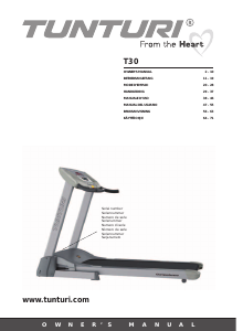 Manual Tunturi T30 Treadmill
