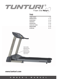 Manual Tunturi T40 Treadmill