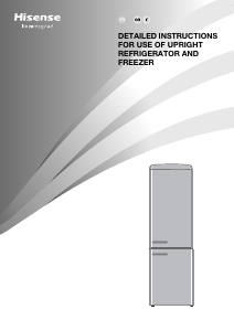 Manual Hisense RB390N4RBDUK Fridge-Freezer