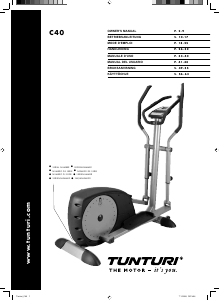 Manual Tunturi C40 (old model) Cross Trainer