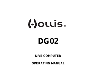 Manual Hollis DG02 Dive Computer