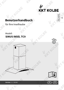 Handleiding KKT Kolbe SINUS INSEL TC9 Afzuigkap