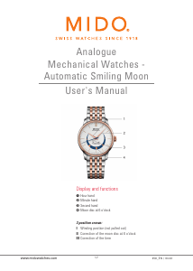 Handleiding Mido M027.207.22.010.01 Baroncelli Smiling Moon Lady Horloge