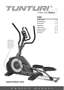 Manuale Tunturi C45 Bicicletta ellittica