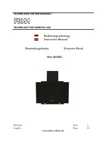Bedienungsanleitung PKM 9041-60HBG Dunstabzugshaube