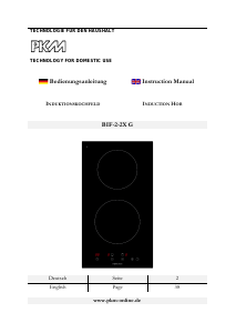 Manual PKM BIF-2X G Hob