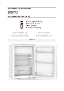 Bedienungsanleitung PKM KS120F Kühlschrank