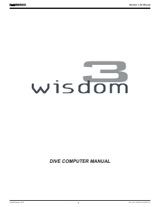 Handleiding Sherwood Wisdom 3 Duikcomputer