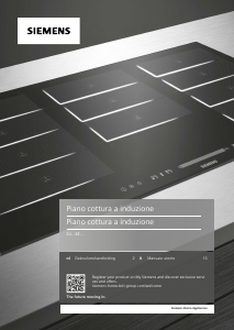 Manuale Siemens EU63KBEB5D Piano cottura