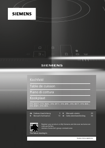 Mode d’emploi Siemens ET61RBKB8E Table de cuisson