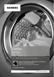 Mode d’emploi Siemens WM14UQ10FF Lave-linge