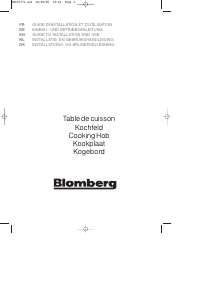 Mode d’emploi Blomberg MIN 5300 Table de cuisson