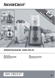 Handleiding SilverCrest IAN 282237 Blender