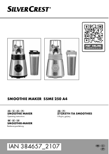 Manual SilverCrest IAN 384657 Blender