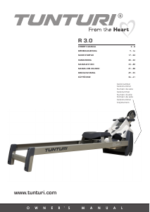 Manual de uso Tunturi Classic Row 3.0 Máquina de remo