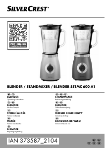 Brugsanvisning SilverCrest IAN 373587 Blender