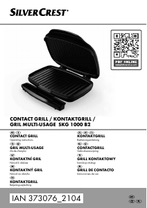 Handleiding SilverCrest IAN 373076 Contactgrill