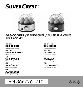 Manual SilverCrest IAN 366726 Egg Cooker