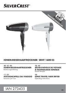 Mode d’emploi SilverCrest IAN 273435 Sèche-cheveux