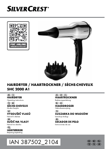 Manual de uso SilverCrest IAN 387502 Secador de pelo