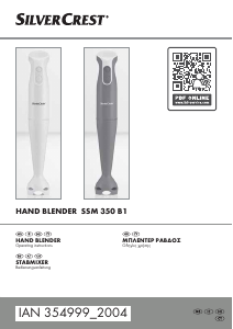 Manual SilverCrest IAN 354999 Hand Blender