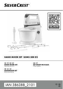 Bedienungsanleitung SilverCrest IAN 386388 Handmixer