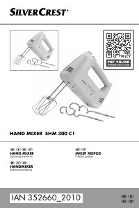 Manual SilverCrest IAN 352660 Hand Mixer