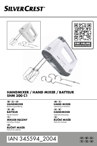 Manual SilverCrest IAN 345594 Hand Mixer