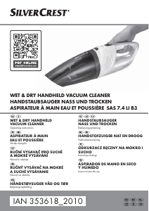 Manual de uso SilverCrest IAN 353618 Aspirador de mano