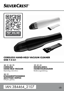 Manual SilverCrest IAN 384464 Handheld Vacuum