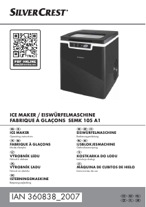 Mode d’emploi SilverCrest IAN 360838 Machine à glaçons